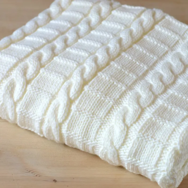 Easy Knitting Pattern for Baby Blanket