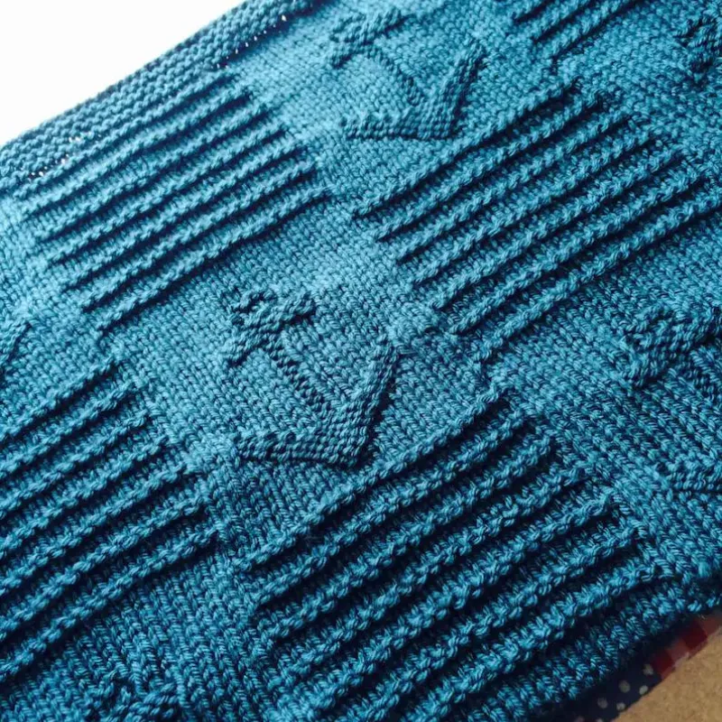 Nautical Baby Blanket Knitting Pattern