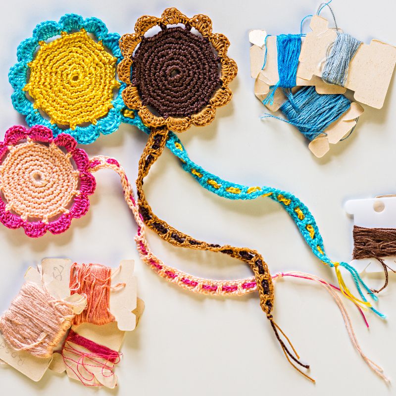 Eye-Catching Crochet Bookmarks